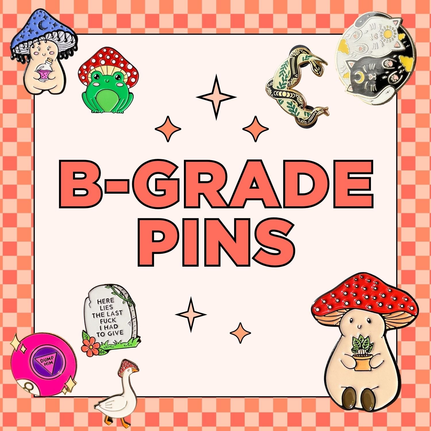 Enamel Pin Seconds